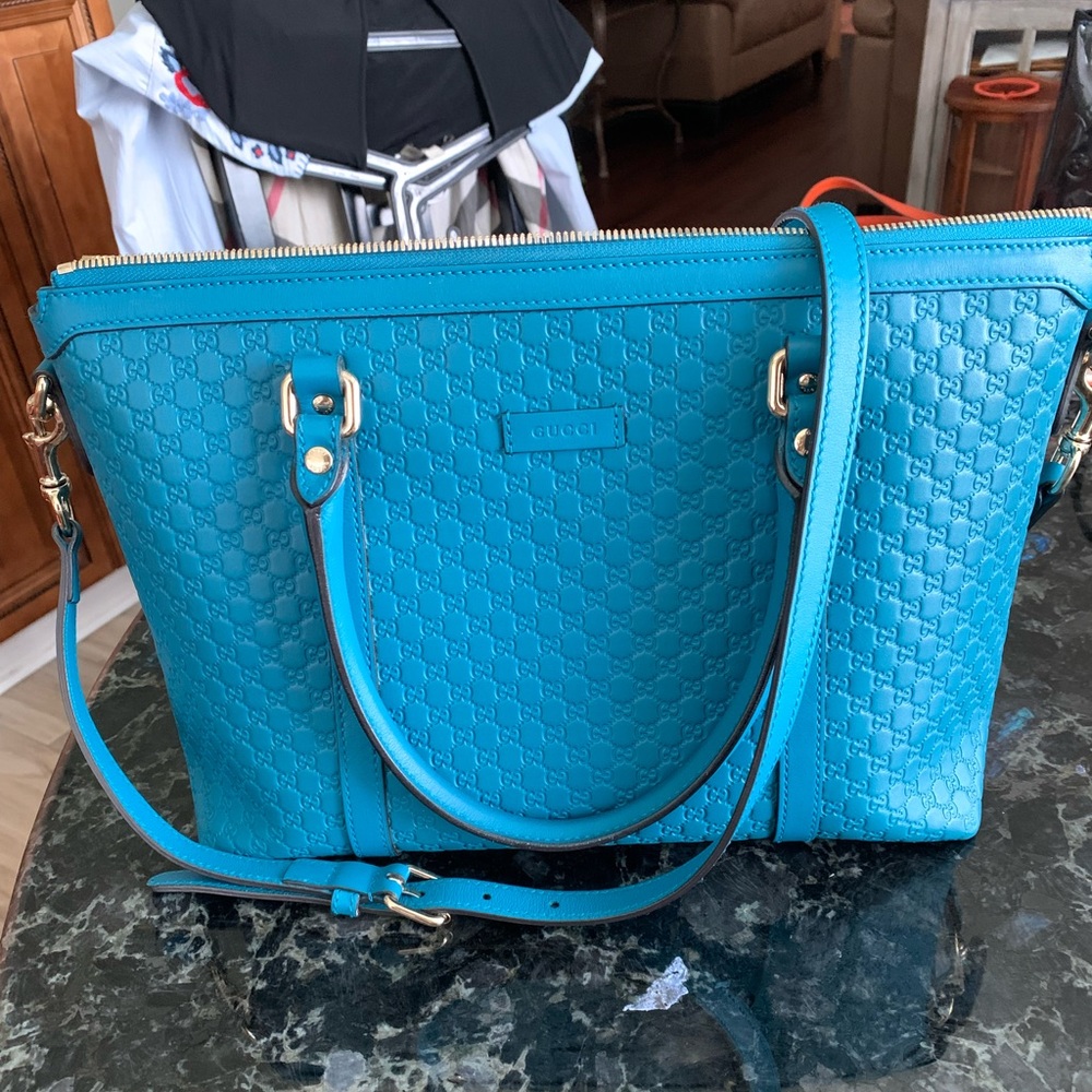 Gucci Blue hand bag